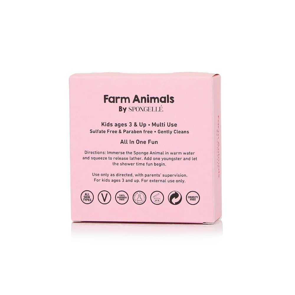 Spongelle® Sponge Farm Animals-Peggy Pig