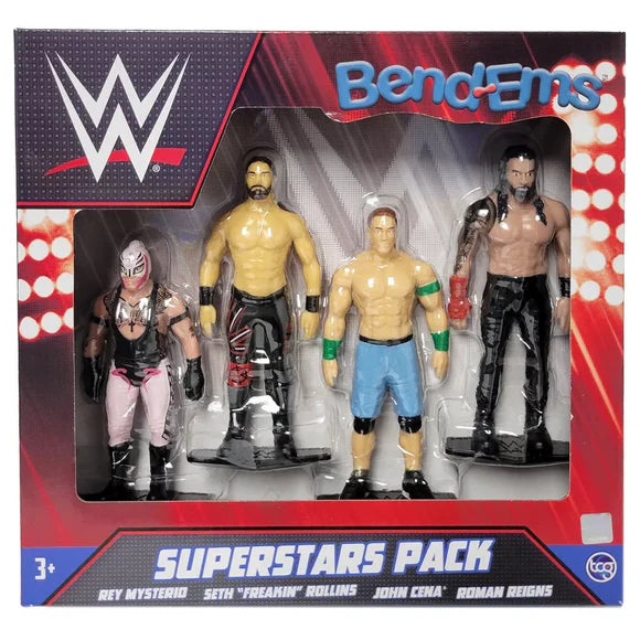 Bend-Ems WWE Superstars 4 Pack