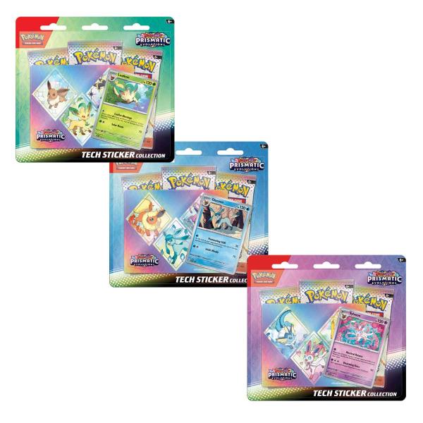 Pokemon SV08.5 Prismatic Evolutions Tech Sticker Collection