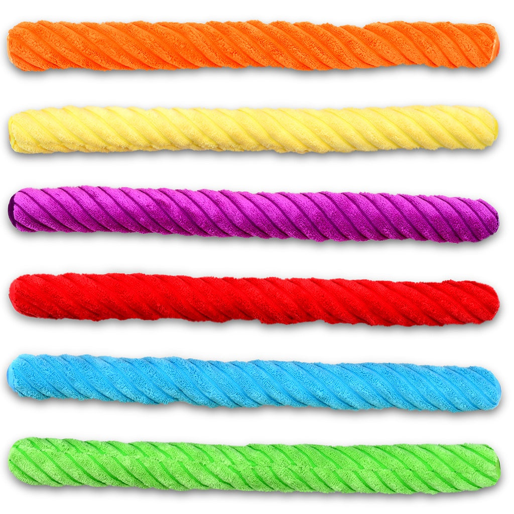 Rainbow Twizzlers Fleece Plush Pillow