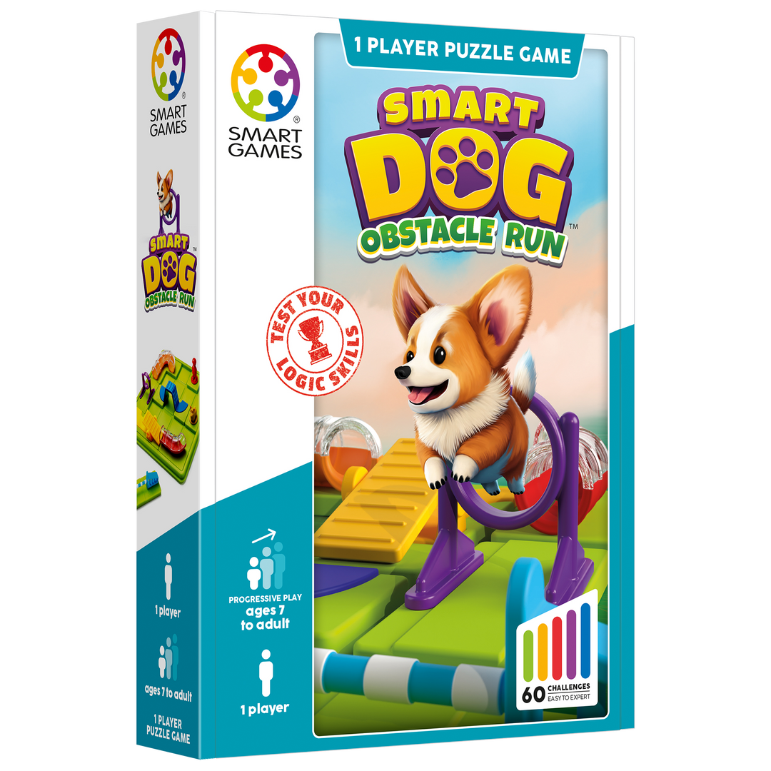 Smart Dog Obstacle Run Logic Game