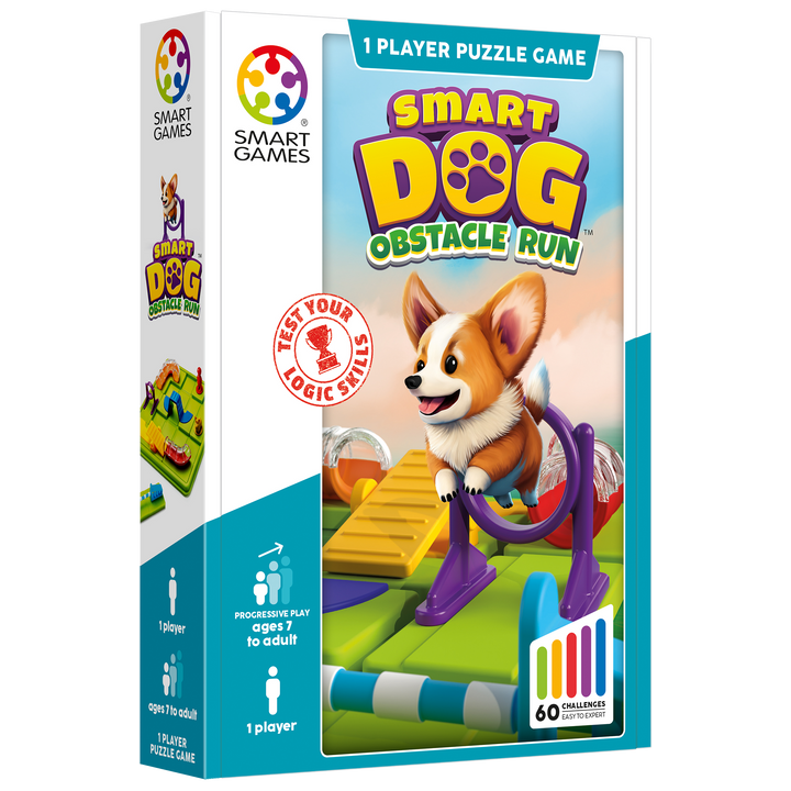 Smart Dog Obstacle Run Logic Game