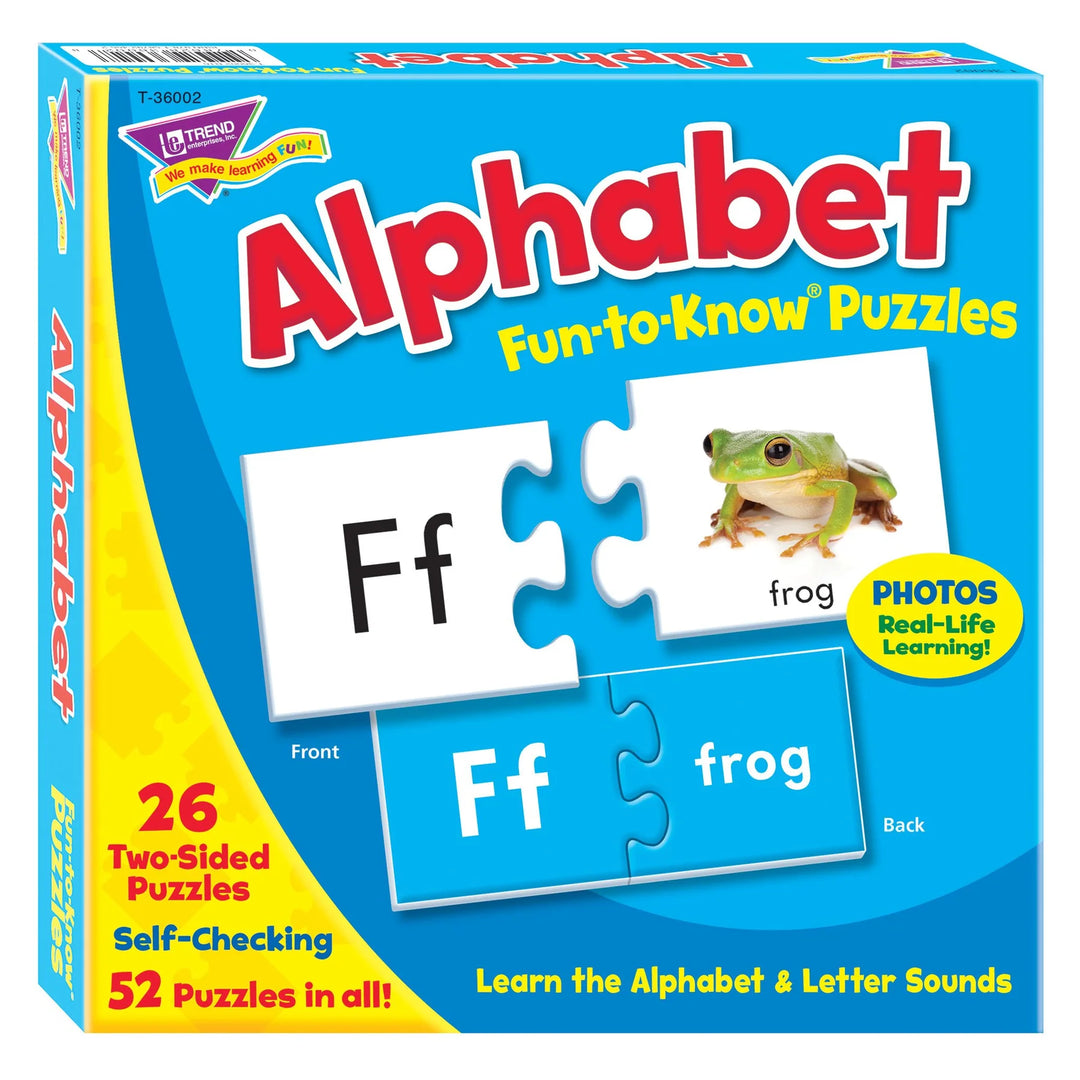 Alphabet Fun-To-Know Puzzles