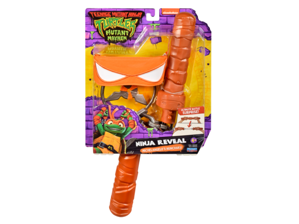 Teenage Mutant Ninja Turtles - Ninja Reveal Michelangelo's Nunchaku Roleplay Set