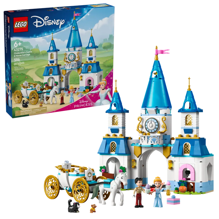 LEGO® Disney Cinderella's Castle & Horse Carriage