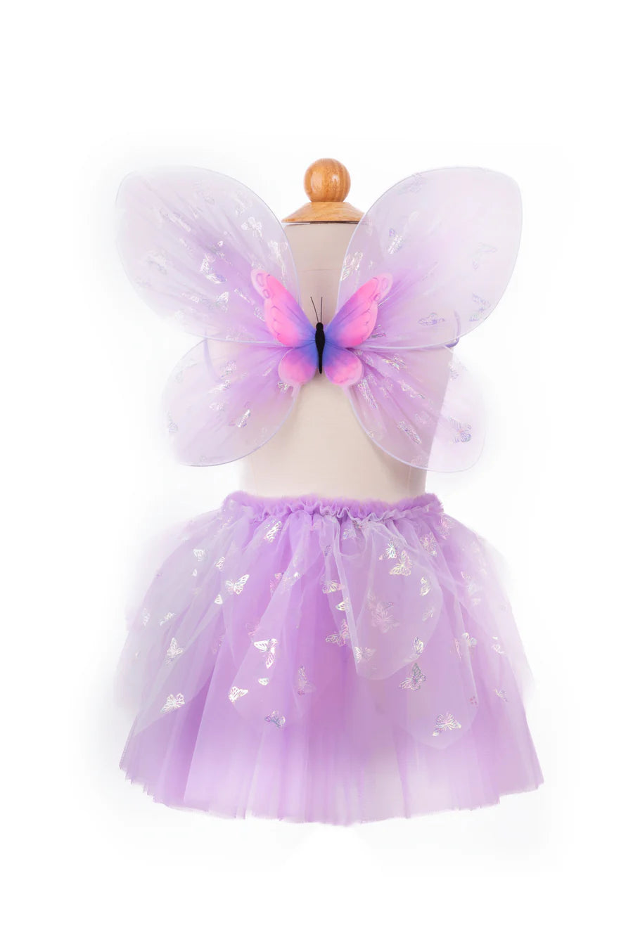 Flutter Butterfly Skirt & Wings Lilac Size 4-6