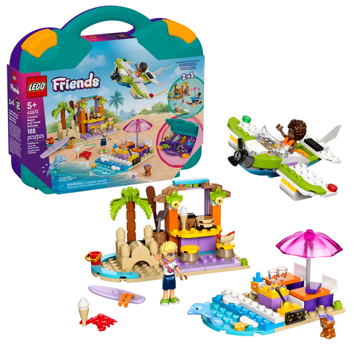 Lego® Friends Creative Beach and Travel Suitcase