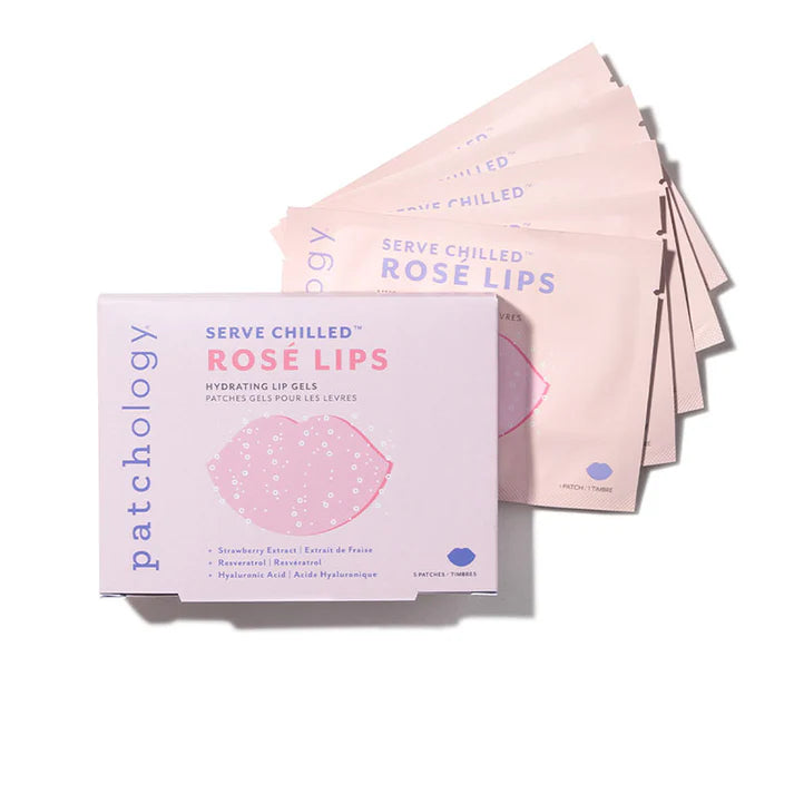 Patchology Served Chilled Rosé Lip Gel- 5 pk