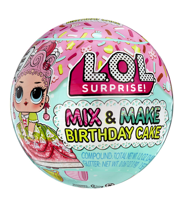 LOL Surprise Mix & Make Birthday Cake™  Toddler Doll Assorted