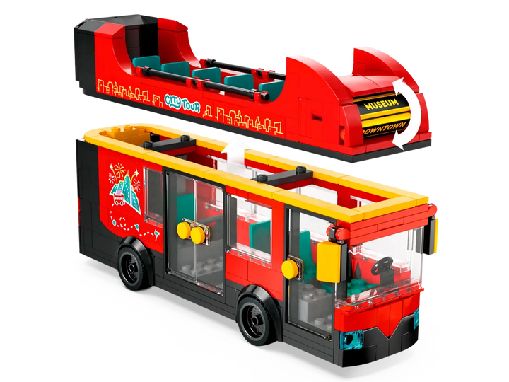 Lego® City Red Double-Decker Sightseeing Bus