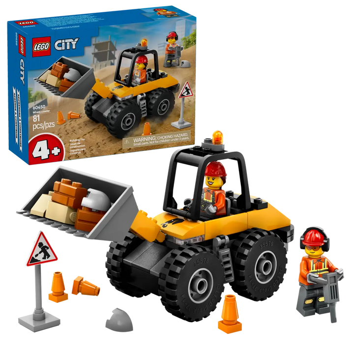 LEGO® City Yellow Construction Wheel Loader