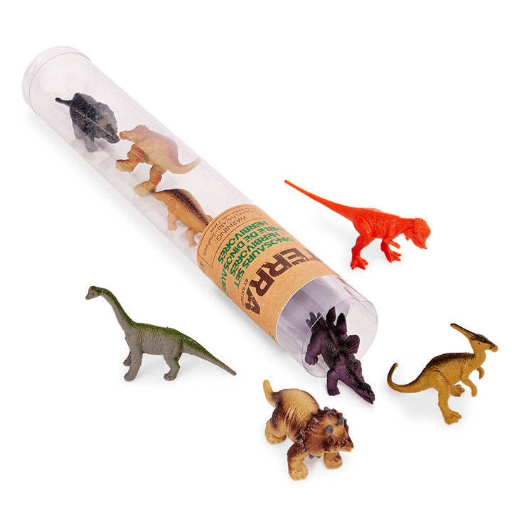 Terra - Tube 8 piece Dinosaurs Set, Herbivores