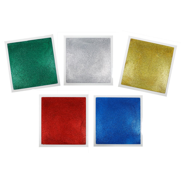 12" Glitter Liquid Tile - Assorted Colours