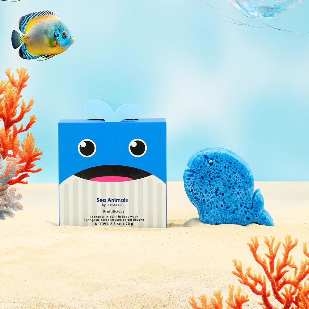 Spongelle® Sponge Sea Animals-Walter Whale