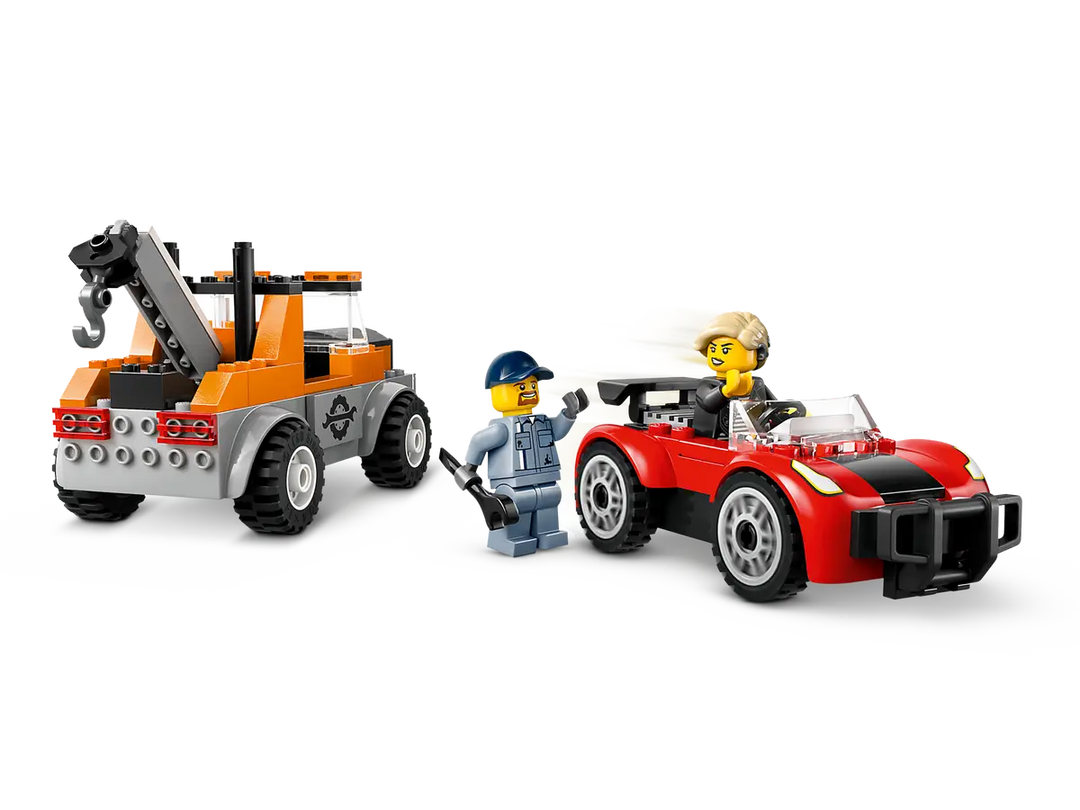 Lego® City Tow Truck and Sports Car Repair