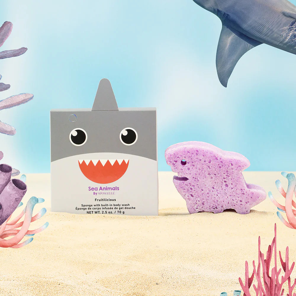 Spongelle® Sponge Sea Animals-Sammy Shark