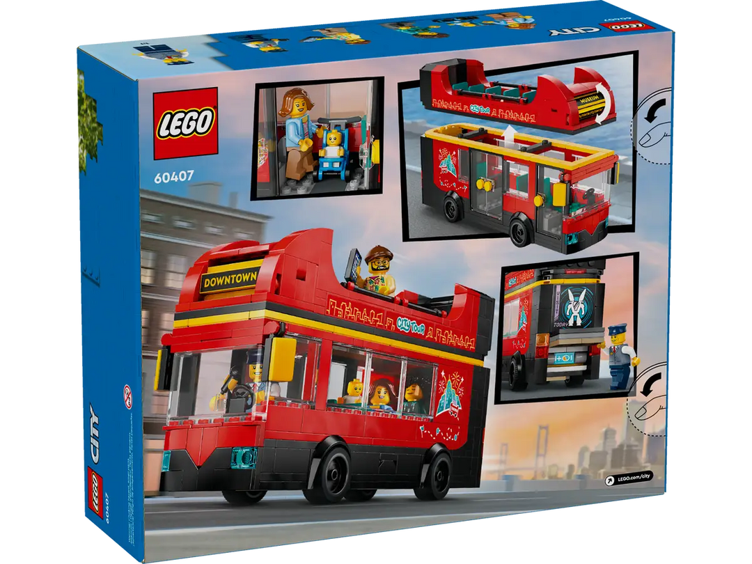 Lego® City Red Double-Decker Sightseeing Bus