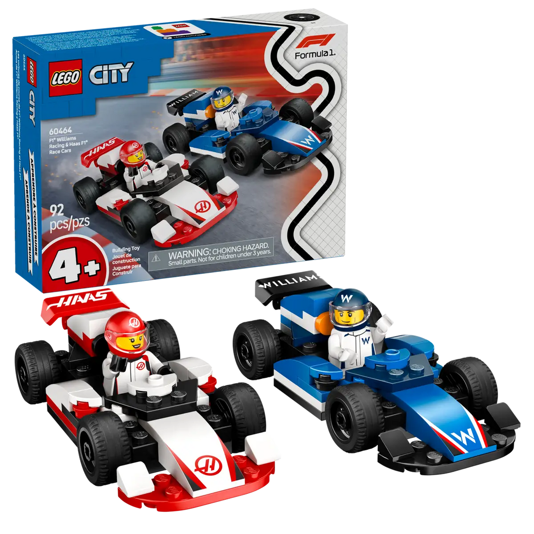 LEGO® City F1® Williams Racing & Haas F1® Race Cars