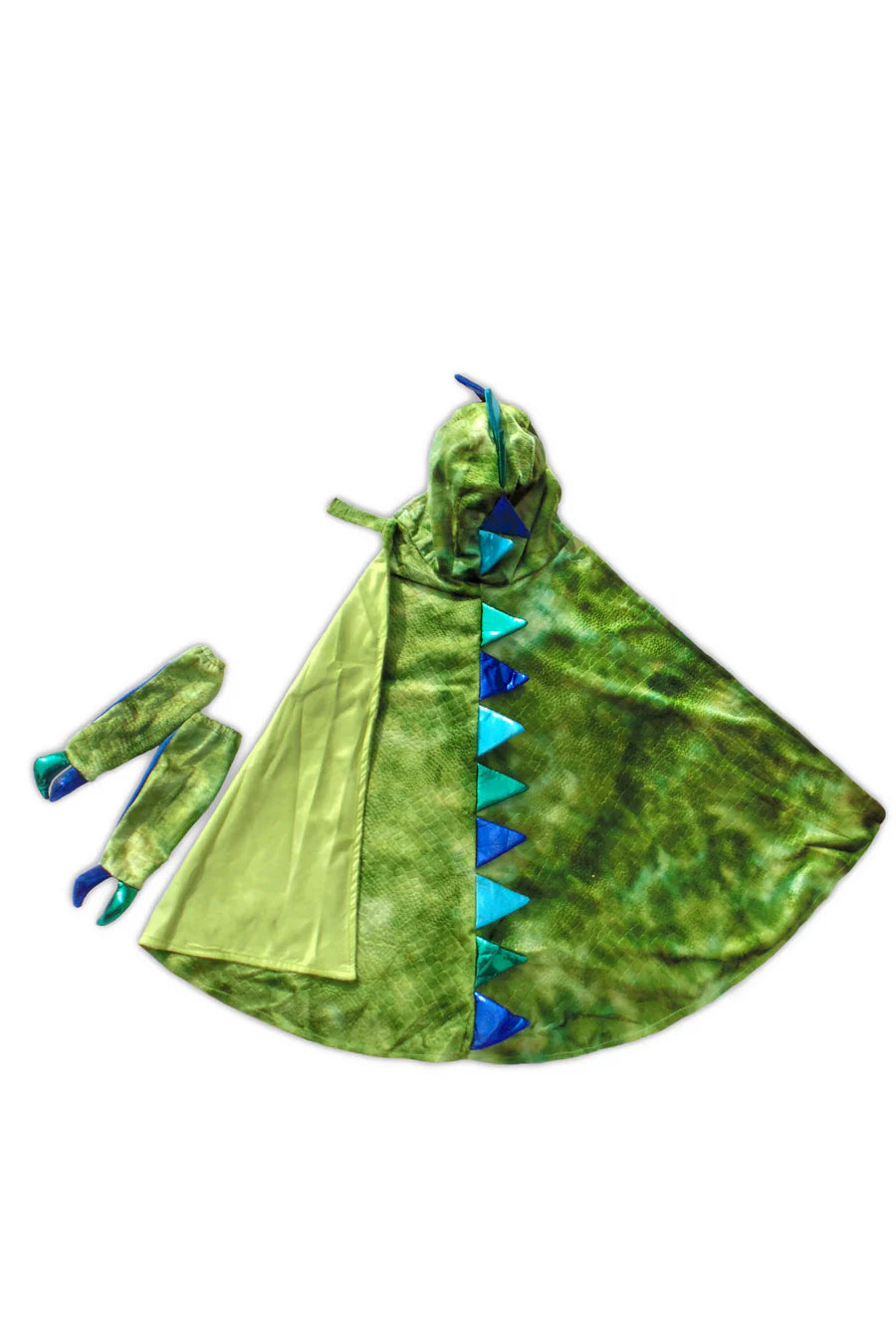 Green Dragon Cape with Claws Size 5-6