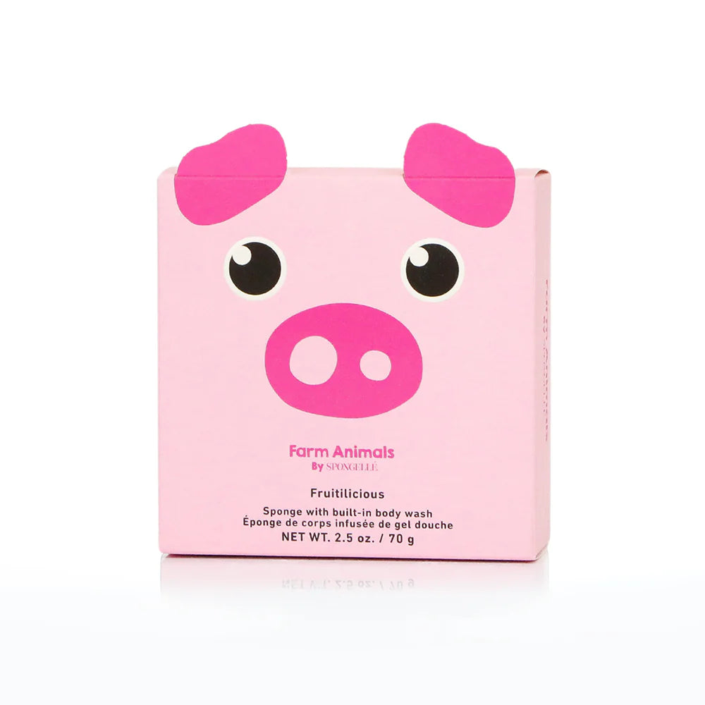 Spongelle® Sponge Farm Animals-Peggy Pig