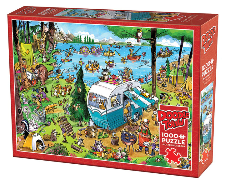 Cobble Hill DoodleTown: Call of the Wild 1000 Piece Puzzle