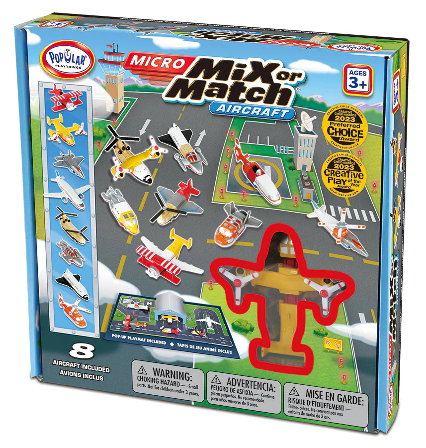 Micro Mix or Match Vehicles Aircraft