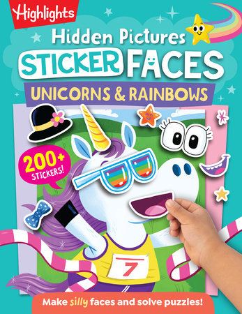 Hidden Pictures Sticker Faces: Unicorns & Rainbows