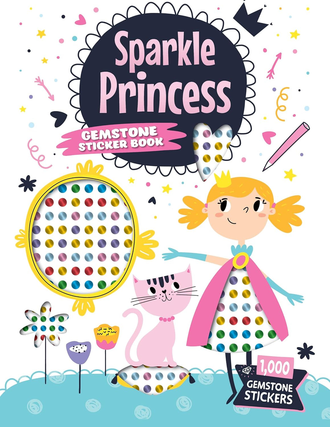 Sparkle Princess Gemstone Sticker Book