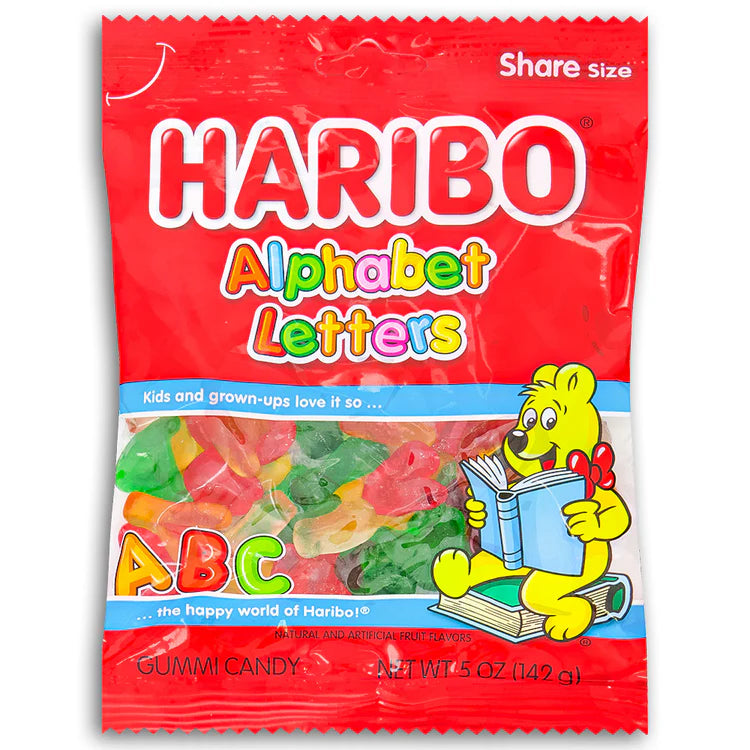 Haribo Alphabet Letters Gummi