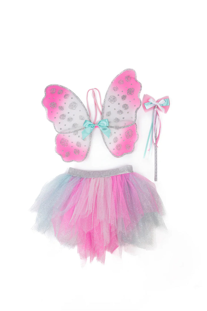 Think Mint Pink Skirt, Wings & Wand Size 4-6