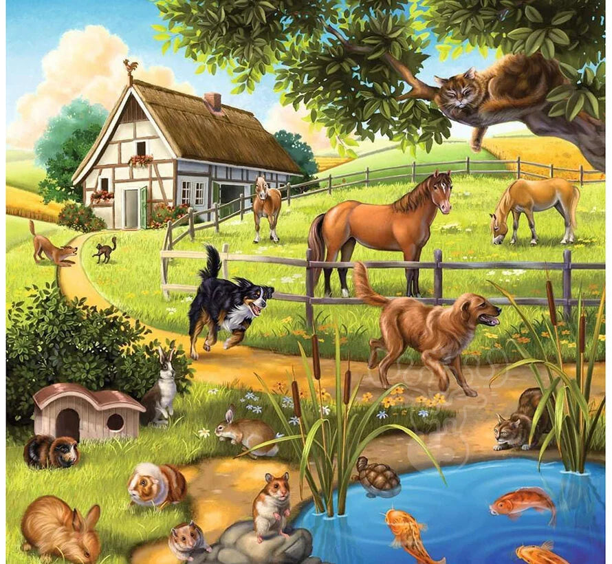 Ravensburger Forest/Zoo/Domestic Animals 3 x 49 Piece Puzzle