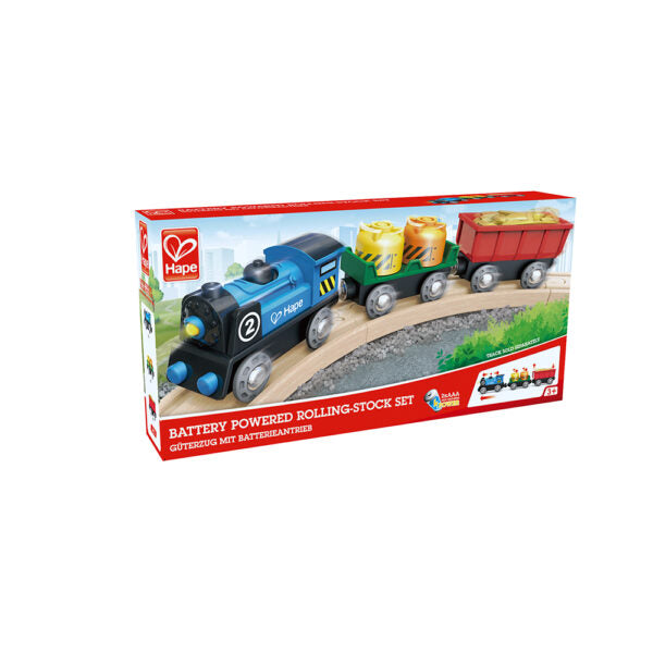 Hape Battery Powered Rolling-Stock Set