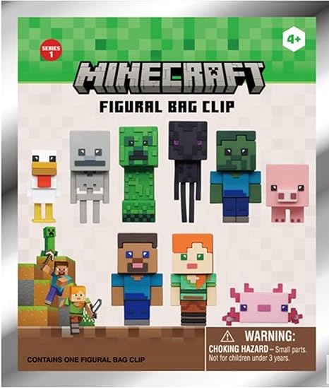 Minecraft Series #1 3D Foam Blind Bag Clip