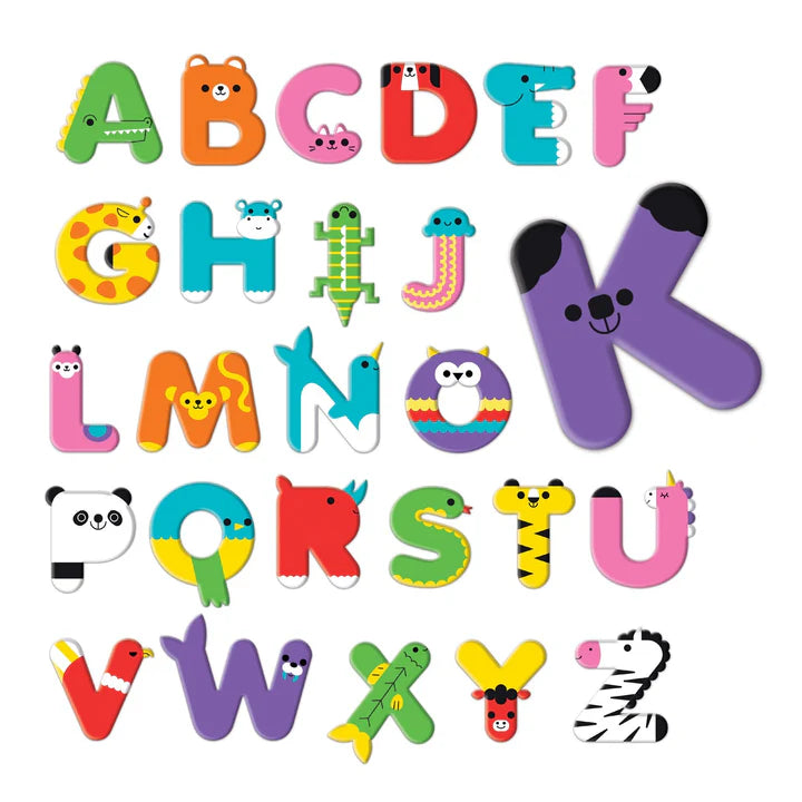 Animal ABC Stickable Foam Bath Shapes