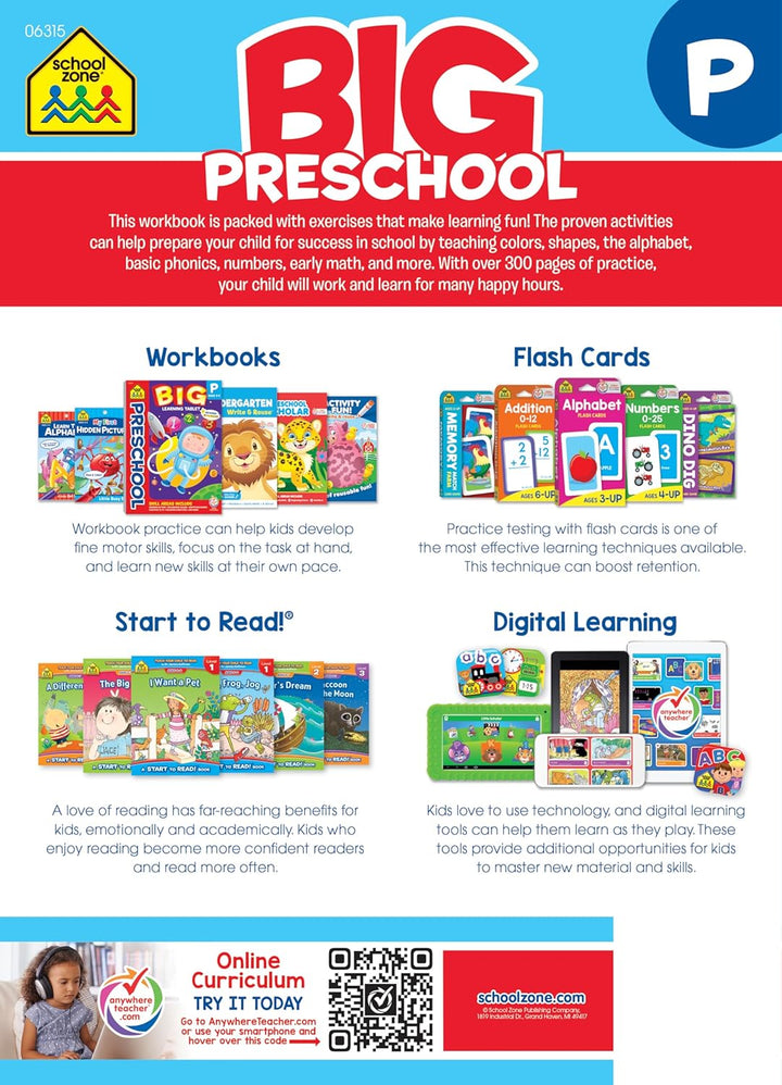 Big Preschool Activity Workbook