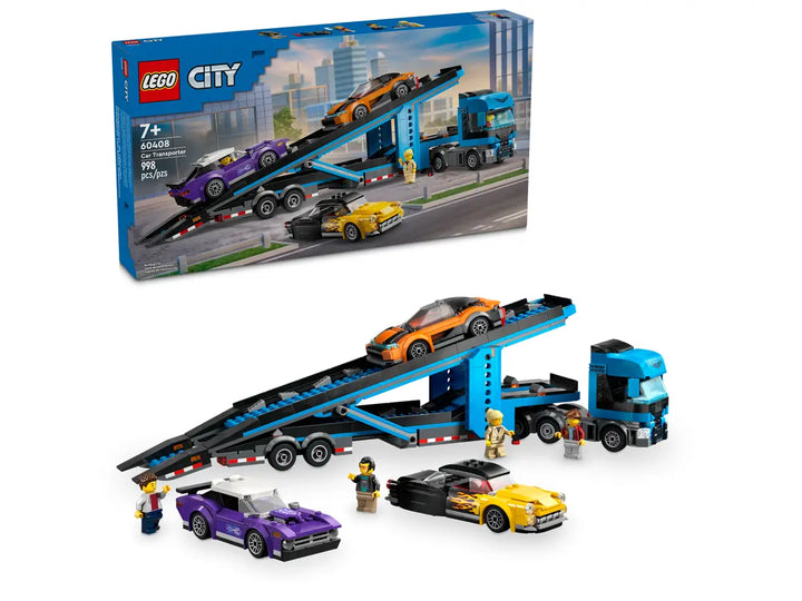 Lego® City Car Transporter Truck with Sports Cars