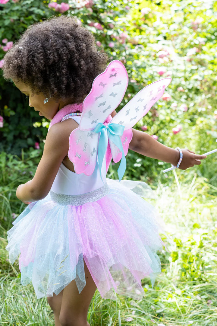 Think Mint Pink Skirt, Wings & Wand Size 4-6