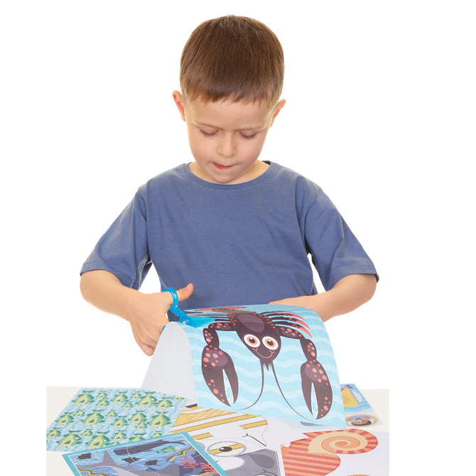 Sea Life Scissor Skills Activity Pad