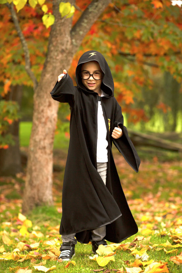 Wizard Cloak & Glasses Size 5-6