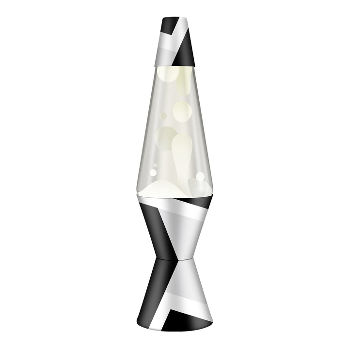 Polygonal White/Tone/Clear LAVA Lamp 14.5"