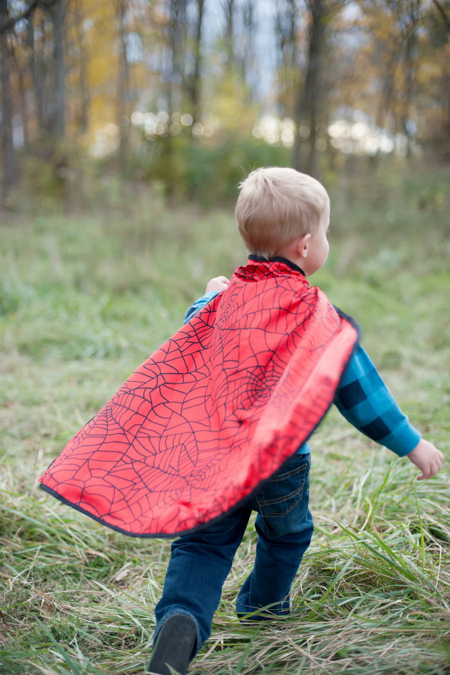 Colour-A-Cape Reversible Spider Super Hero Size 4-7