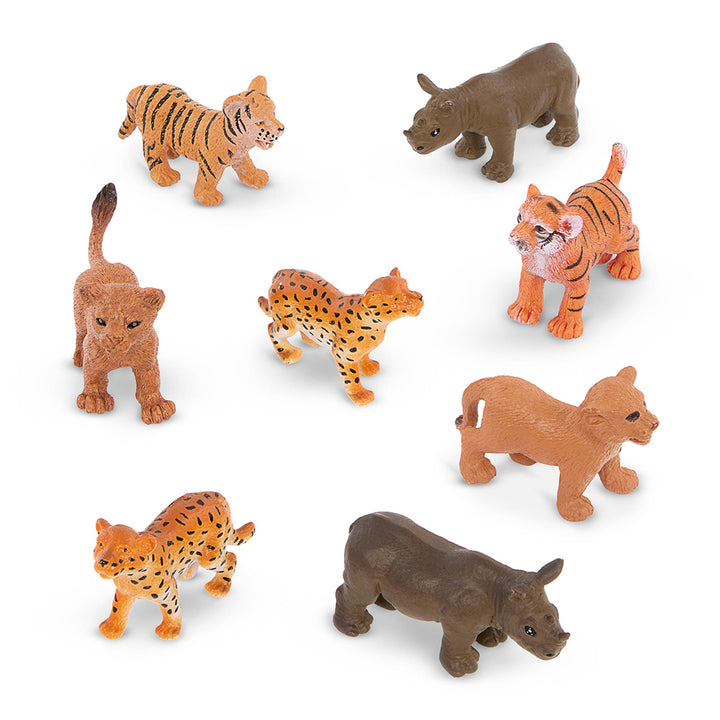 Terra - Tube 8 pieces Wild Baby Animals