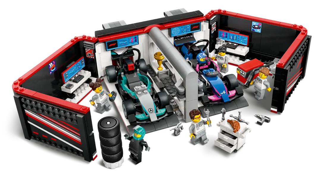 Lego® City F1® Garage & Mercedes-AMG & Alpine Cars