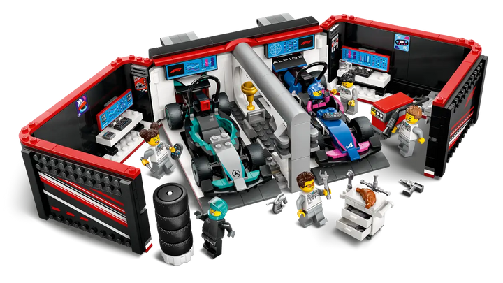 Lego® City F1® Garage & Mercedes-AMG & Alpine Cars