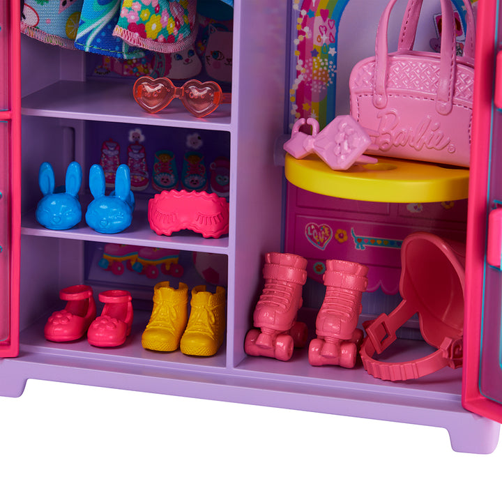 Barbie Chelsea Doll & Closet Toy Playset With Clothes & Accessories