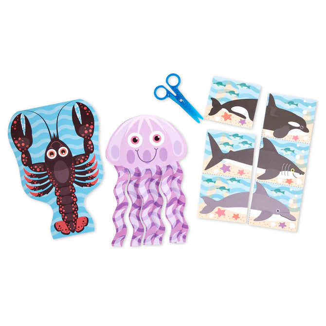 Sea Life Scissor Skills Activity Pad