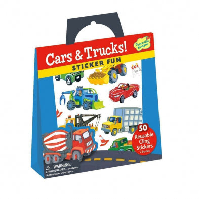 Cars & Trucks Reusable Sticker Tote