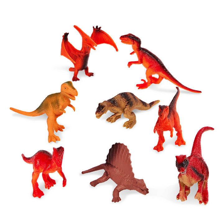 Terra -  Tube 8 piece Dinosaurs Set, Carnivores