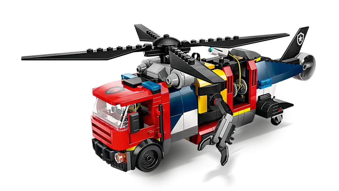 LEGO® City Helicopter, Fire Truck & Submarine Remix