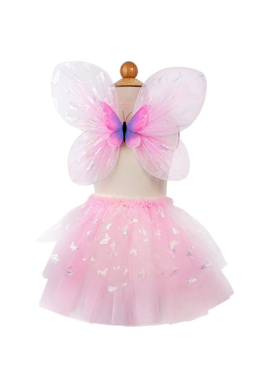 Flutter Butterfly Skirt & Wings Pink Size 4-6